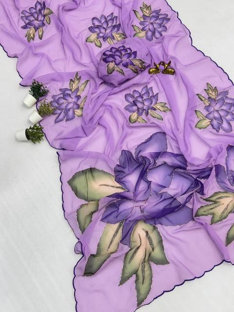 Svara floral digital print wholesale sarees in india